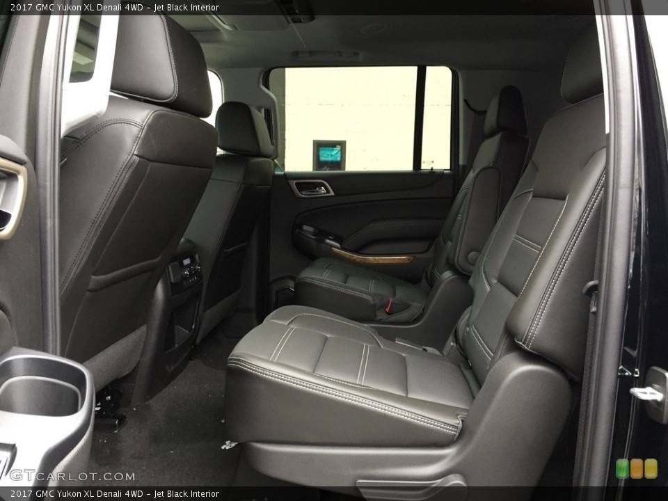 Jet Black Interior Rear Seat for the 2017 GMC Yukon XL Denali 4WD #118246170