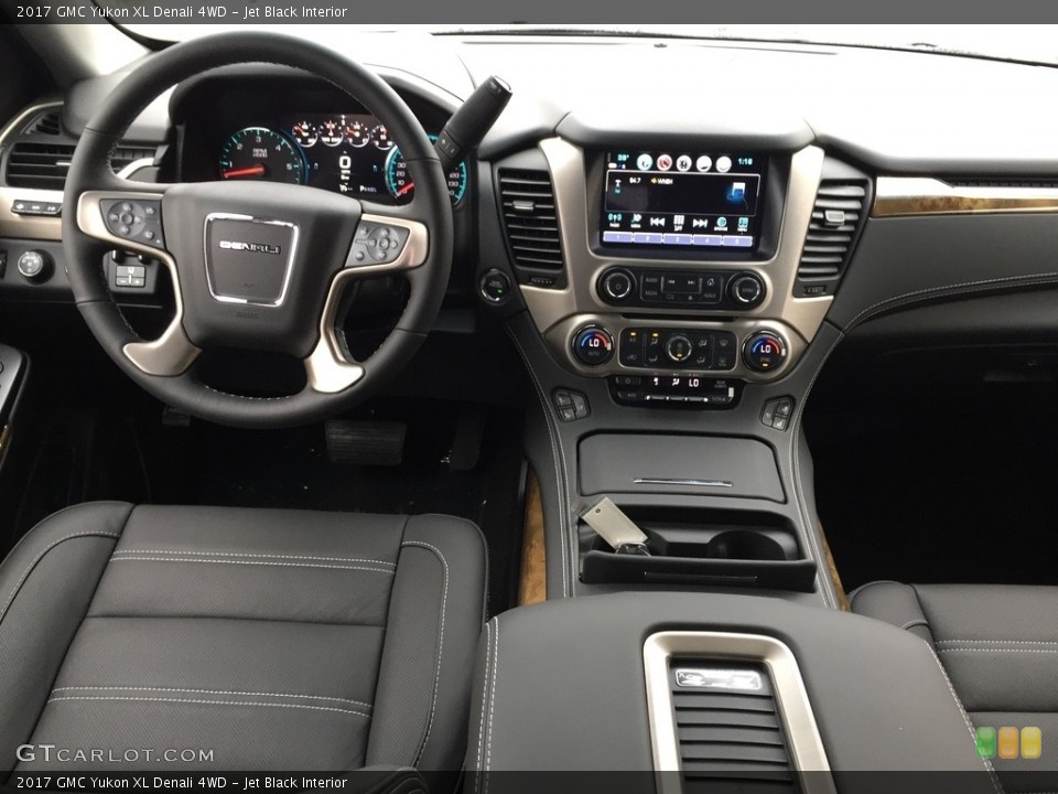 Jet Black Interior Dashboard for the 2017 GMC Yukon XL Denali 4WD #118246191