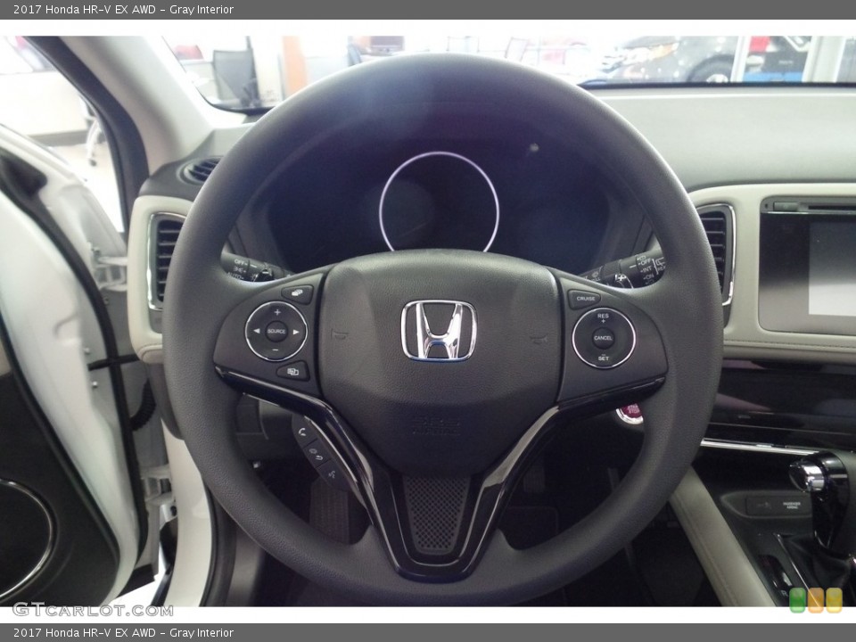 Gray Interior Steering Wheel for the 2017 Honda HR-V EX AWD #118249860