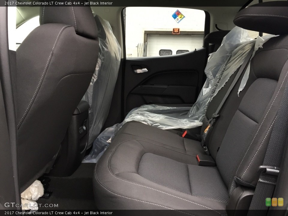 Jet Black Interior Rear Seat for the 2017 Chevrolet Colorado LT Crew Cab 4x4 #118251162