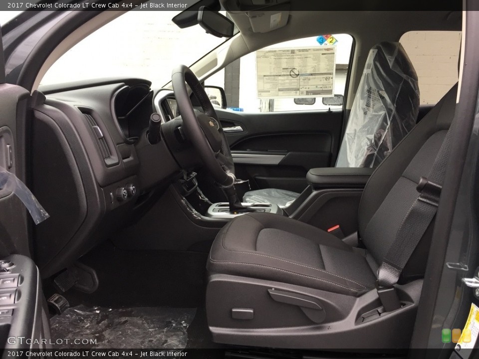 Jet Black Interior Front Seat for the 2017 Chevrolet Colorado LT Crew Cab 4x4 #118251219