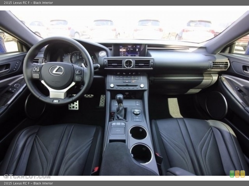 Black Interior Dashboard for the 2015 Lexus RC F #118252359
