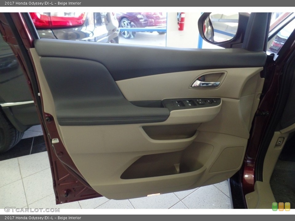 Beige Interior Door Panel for the 2017 Honda Odyssey EX-L #118252677