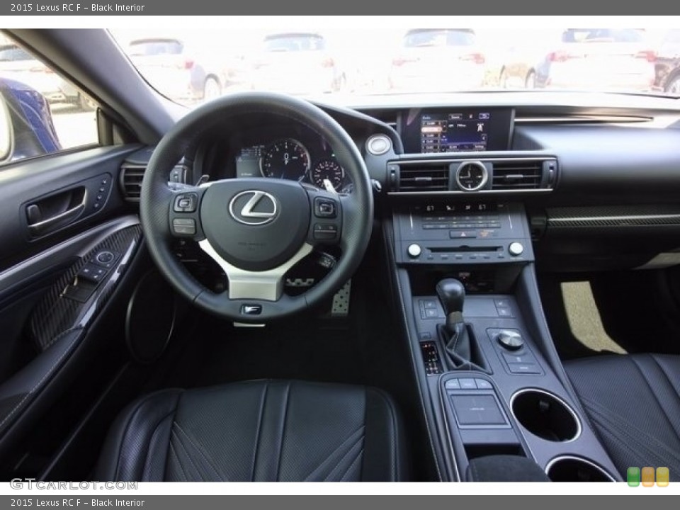 Black Interior Dashboard for the 2015 Lexus RC F #118252683