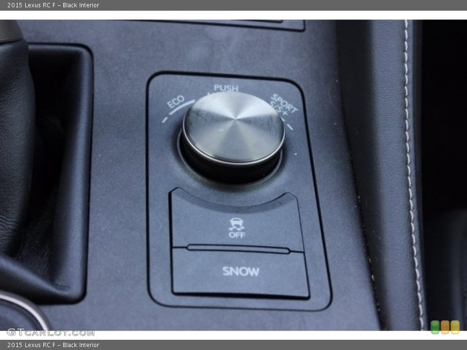 Black Interior Controls for the 2015 Lexus RC F #118252812