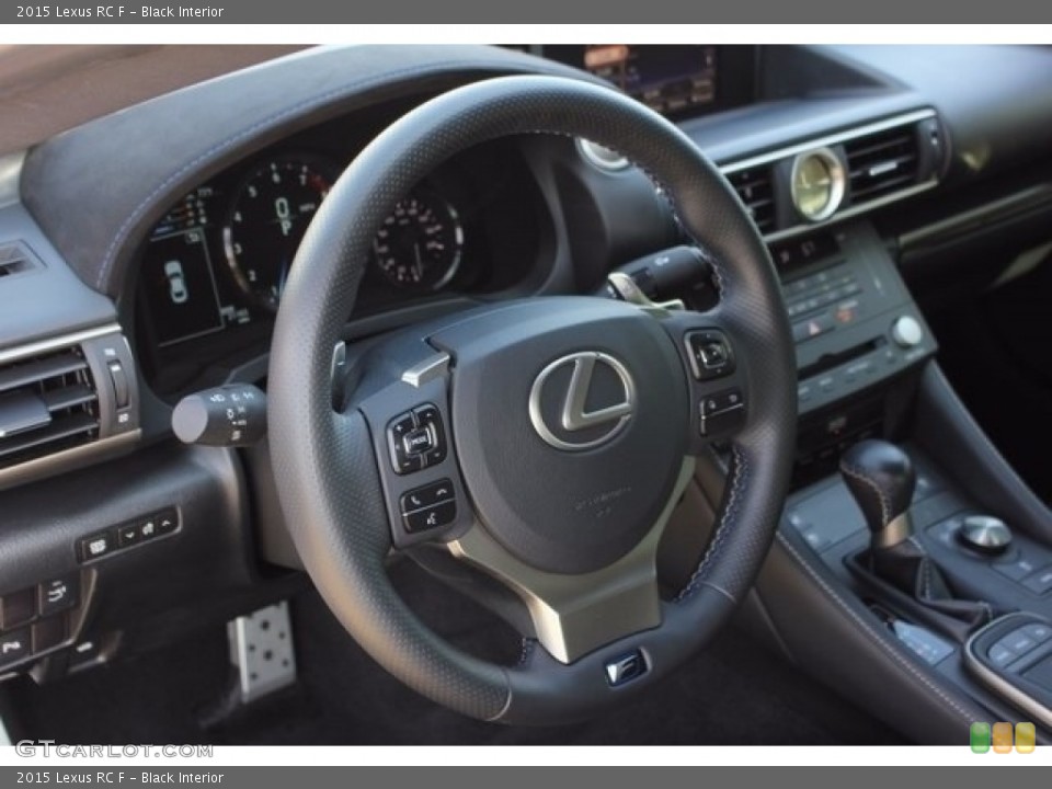 Black Interior Steering Wheel for the 2015 Lexus RC F #118252828