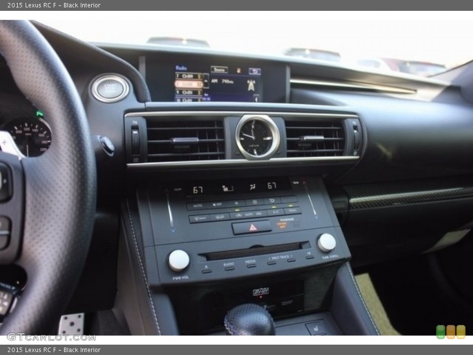 Black Interior Controls for the 2015 Lexus RC F #118252843
