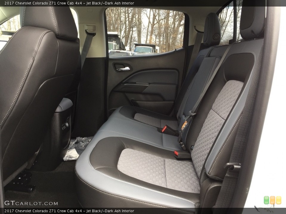 Jet Black/­Dark Ash Interior Rear Seat for the 2017 Chevrolet Colorado Z71 Crew Cab 4x4 #118252884