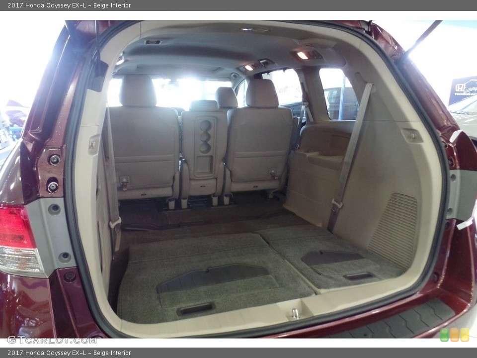 Beige Interior Trunk for the 2017 Honda Odyssey EX-L #118252944