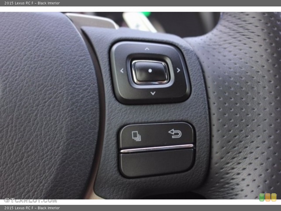 Black Interior Controls for the 2015 Lexus RC F #118252968