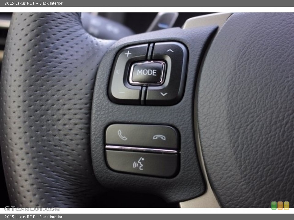 Black Interior Controls for the 2015 Lexus RC F #118252986