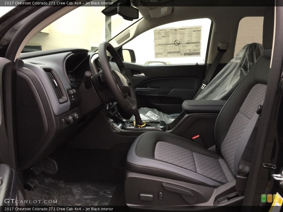 Jet Black Interior Photo for the 2017 Chevrolet Colorado Z71 Crew Cab 4x4 #118253727