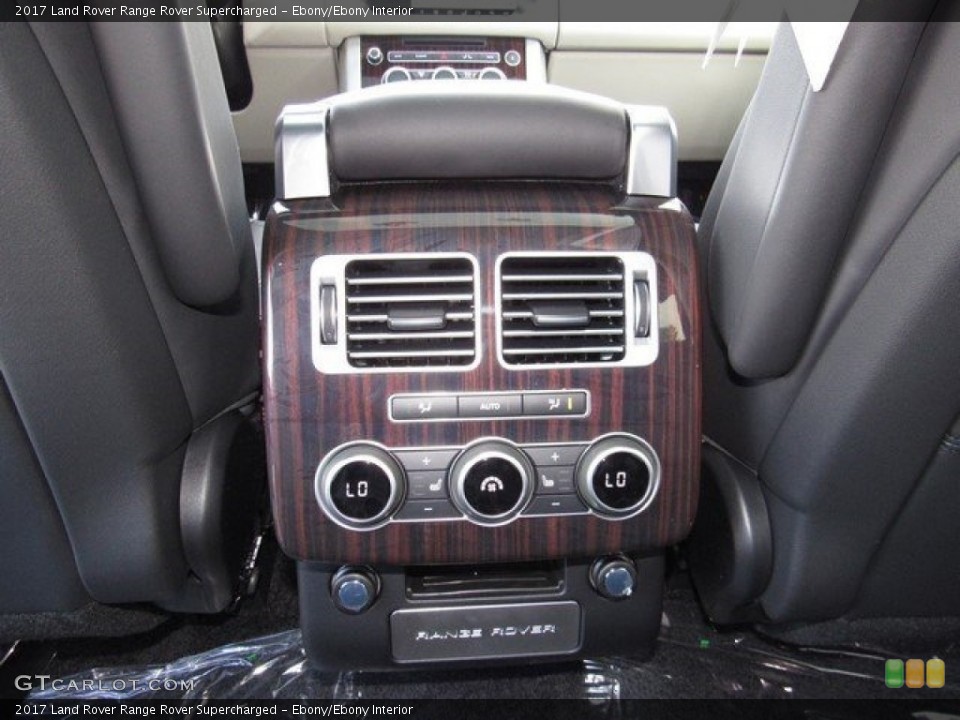 Ebony/Ebony Interior Controls for the 2017 Land Rover Range Rover Supercharged #118258170