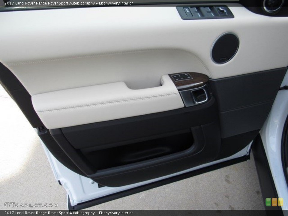 Ebony/Ivory Interior Door Panel for the 2017 Land Rover Range Rover Sport Autobiography #118258404