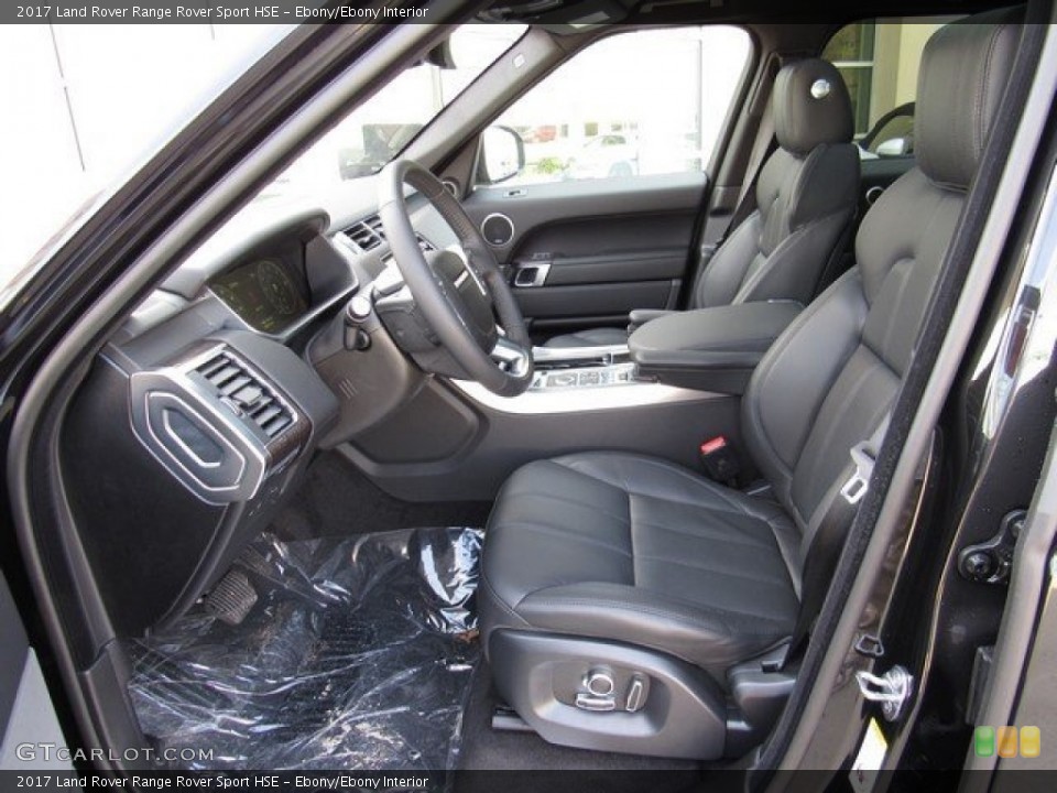 Ebony/Ebony Interior Photo for the 2017 Land Rover Range Rover Sport HSE #118258440