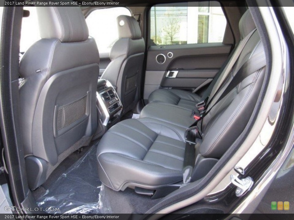 Ebony/Ebony Interior Rear Seat for the 2017 Land Rover Range Rover Sport HSE #118258449
