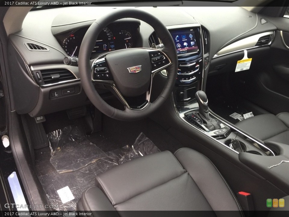 Jet Black Interior Photo for the 2017 Cadillac ATS Luxury AWD #118258452