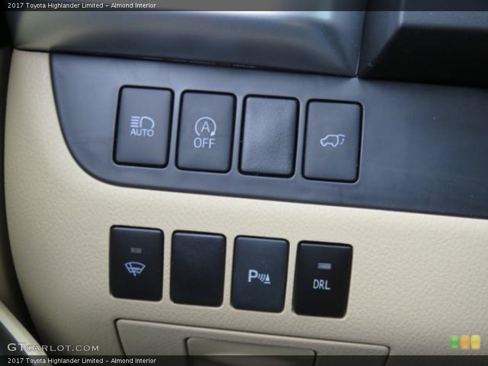 Almond Interior Controls for the 2017 Toyota Highlander Limited #118259513