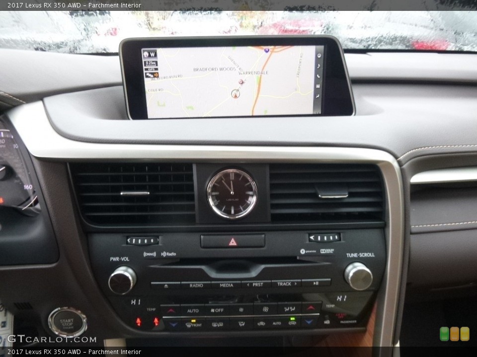Parchment Interior Controls for the 2017 Lexus RX 350 AWD #118264245