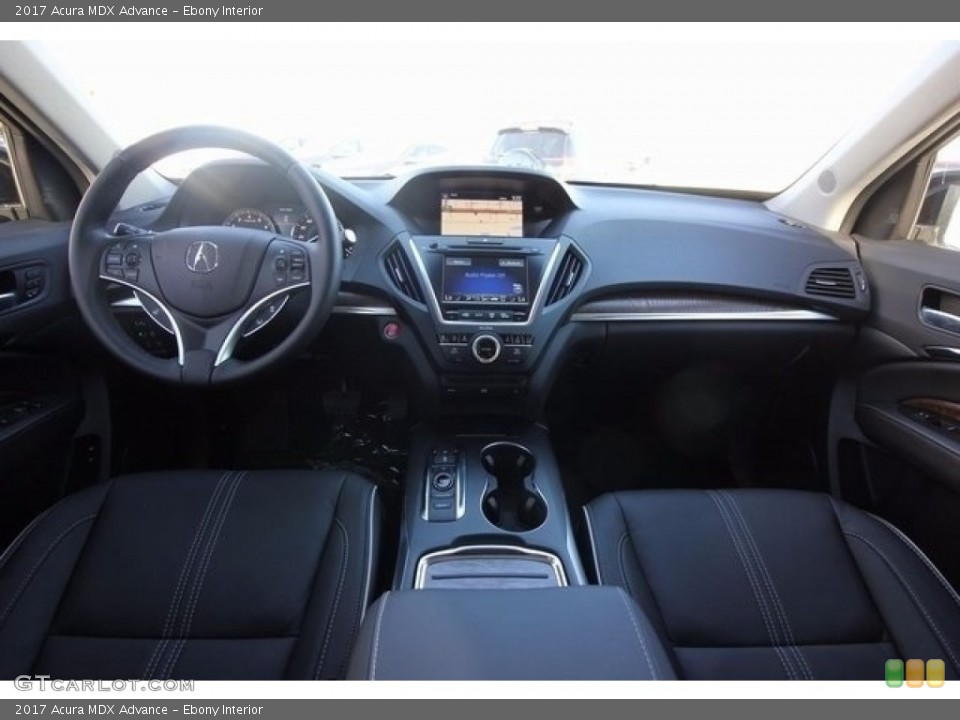 Ebony Interior Dashboard for the 2017 Acura MDX Advance #118270512
