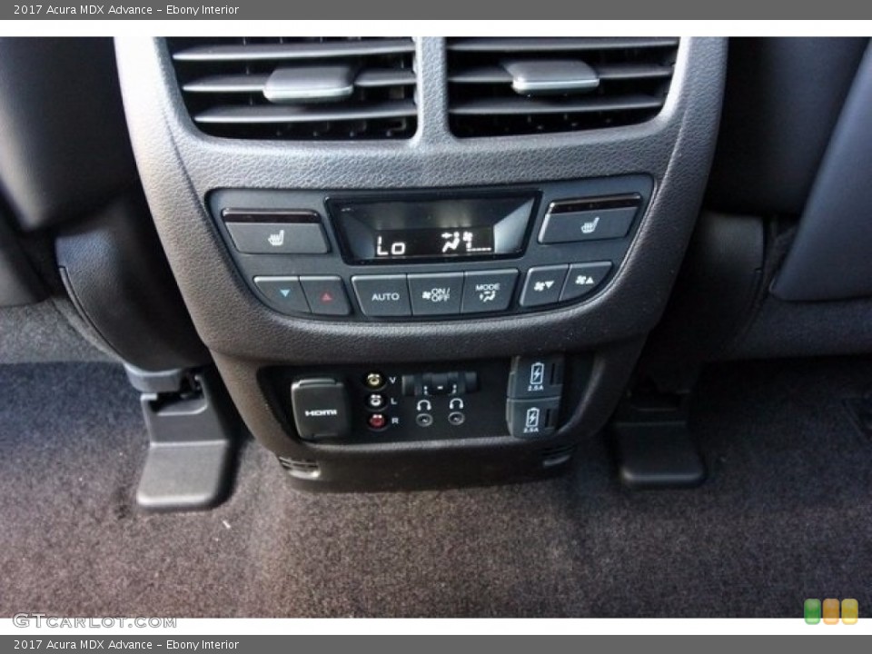 Ebony Interior Controls for the 2017 Acura MDX Advance #118270827