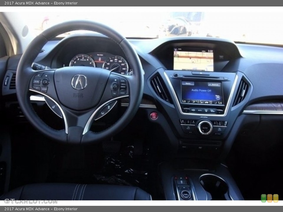 Ebony Interior Dashboard for the 2017 Acura MDX Advance #118270857