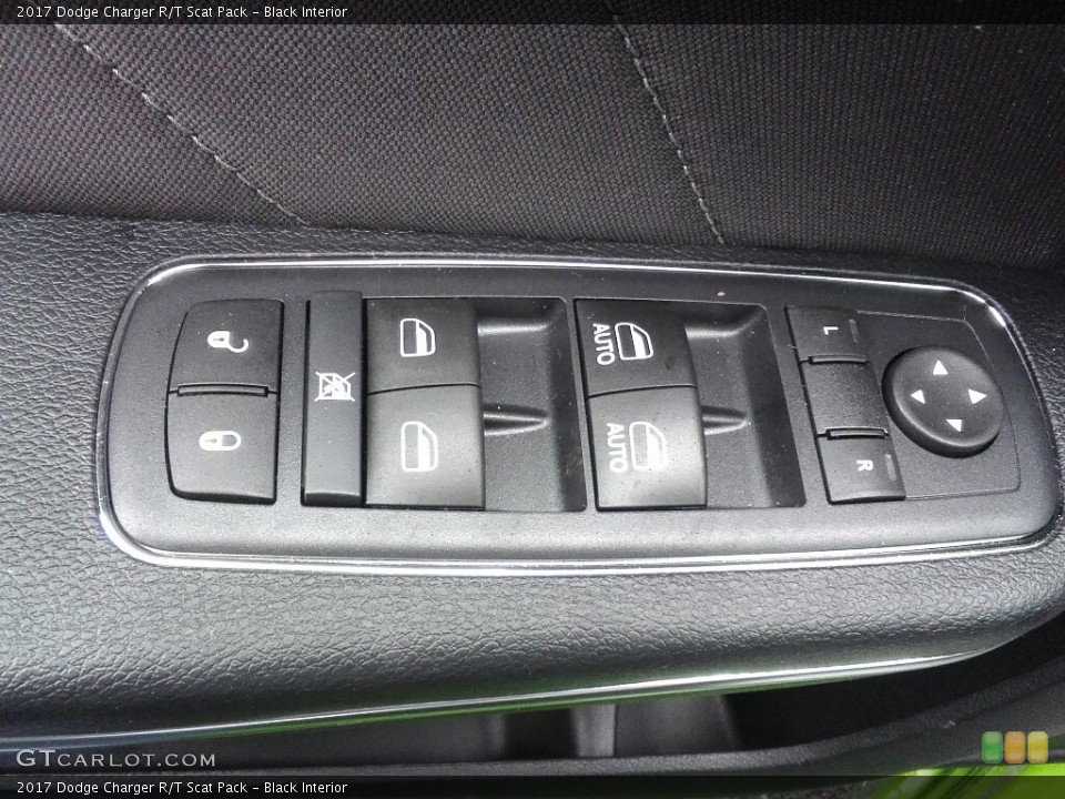Black Interior Controls for the 2017 Dodge Charger R/T Scat Pack #118275300