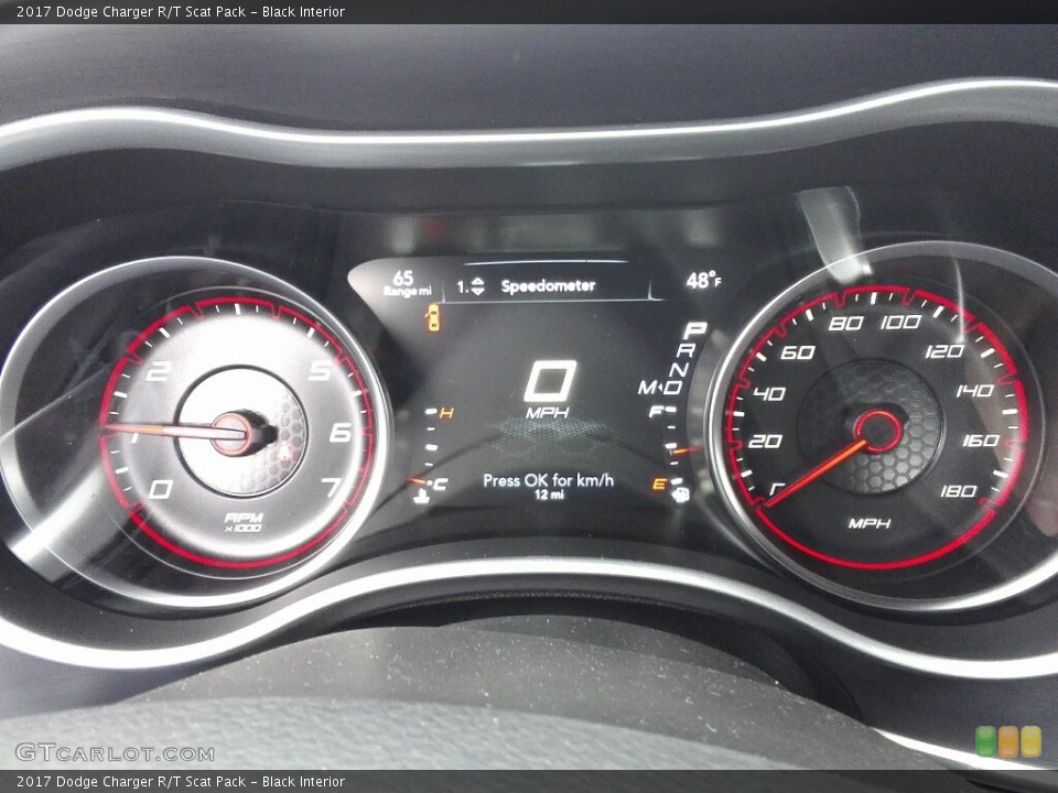 Black Interior Gauges for the 2017 Dodge Charger R/T Scat Pack #118275372