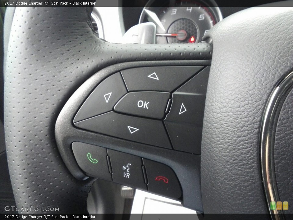 Black Interior Controls for the 2017 Dodge Charger R/T Scat Pack #118275384