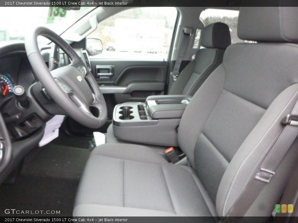Jet Black Interior Front Seat for the 2017 Chevrolet Silverado 1500 LT Crew Cab 4x4 #118278384