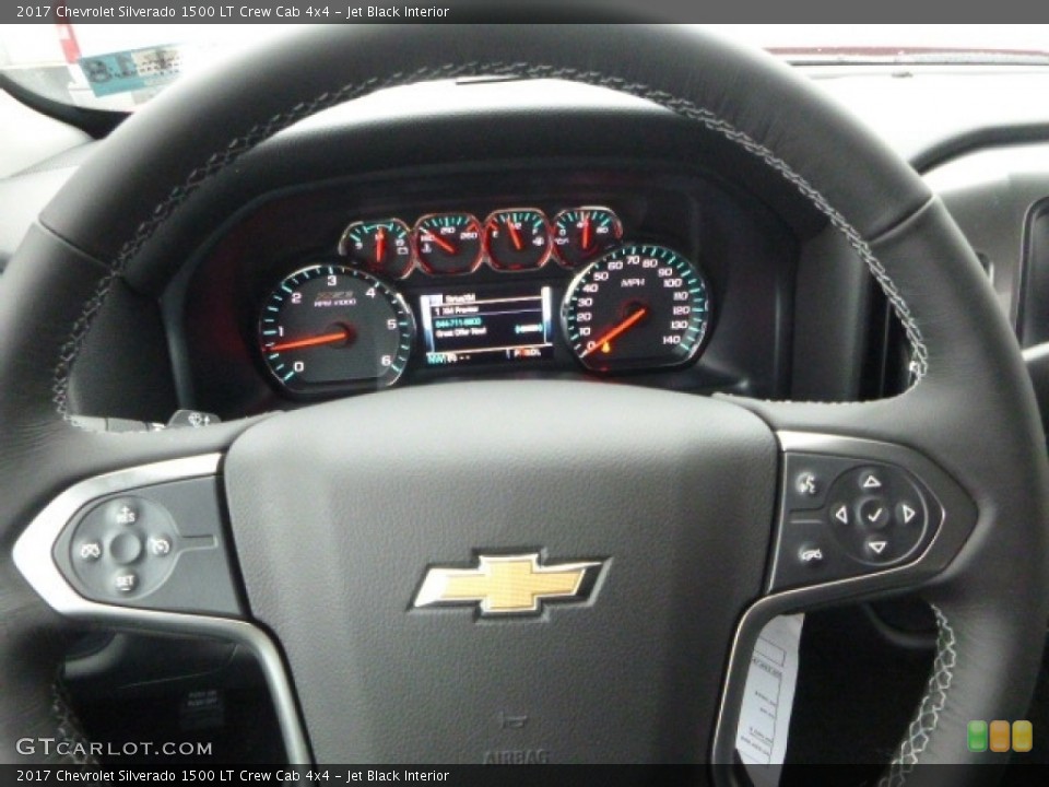 Jet Black Interior Steering Wheel for the 2017 Chevrolet Silverado 1500 LT Crew Cab 4x4 #118278480