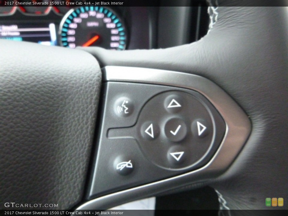 Jet Black Interior Controls for the 2017 Chevrolet Silverado 1500 LT Crew Cab 4x4 #118278502