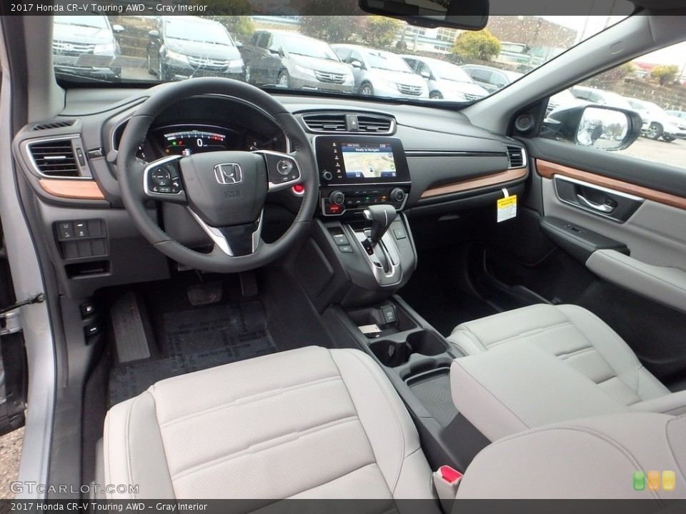 Gray Interior Photo for the 2017 Honda CR-V Touring AWD #118278813
