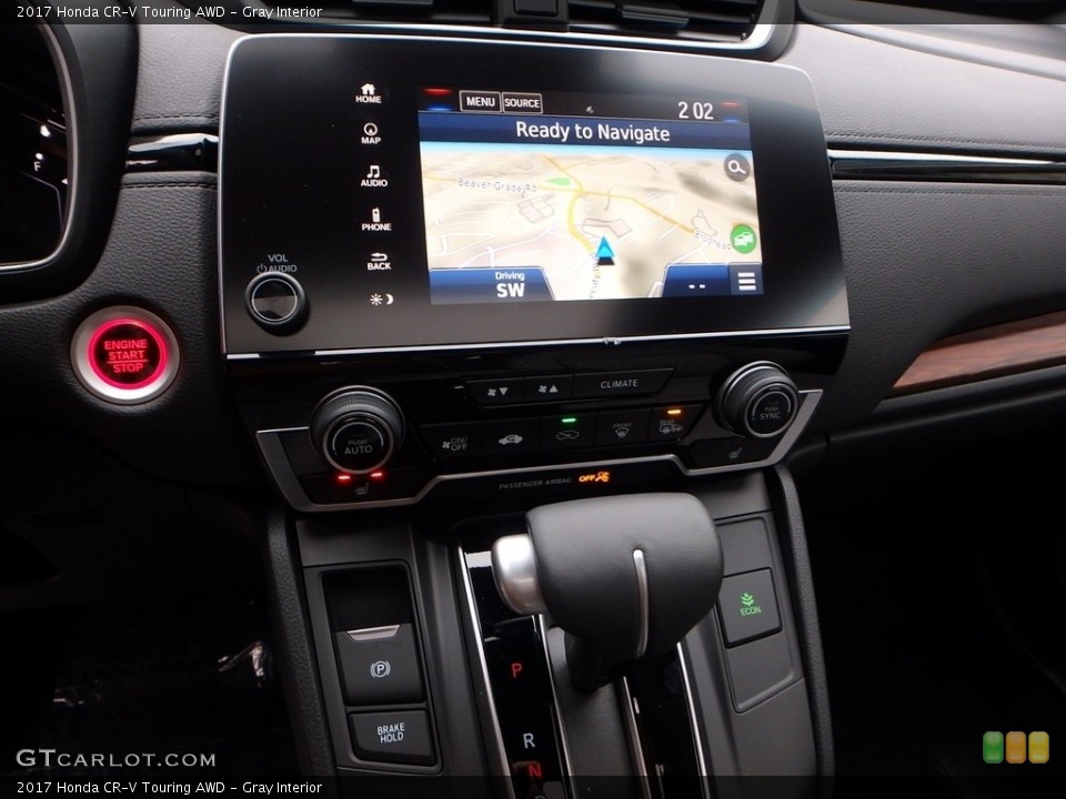 Gray Interior Controls for the 2017 Honda CR-V Touring AWD #118278864