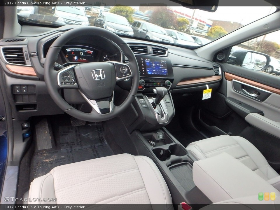 Gray Interior Photo for the 2017 Honda CR-V Touring AWD #118279863