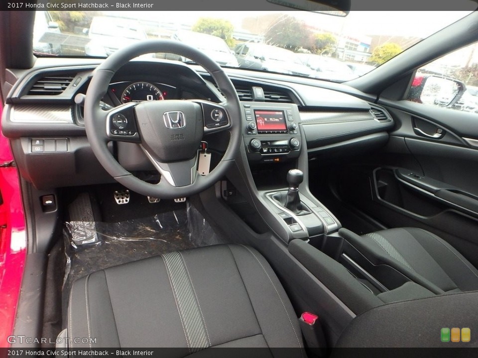 Black Interior Photo for the 2017 Honda Civic Sport Hatchback #118283097