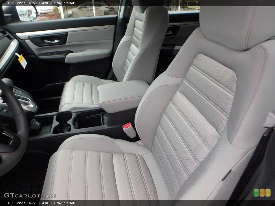 Gray Interior Front Seat for the 2017 Honda CR-V LX AWD #118283247