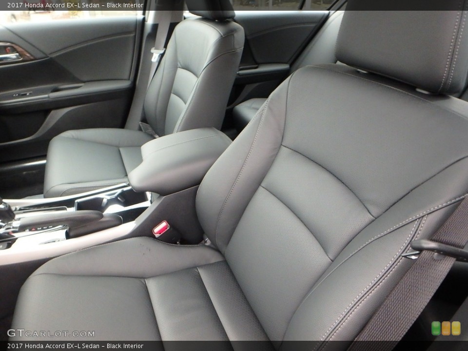 Black Interior Front Seat for the 2017 Honda Accord EX-L Sedan #118283253