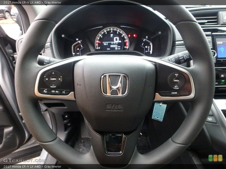 Gray Interior Steering Wheel for the 2017 Honda CR-V LX AWD #118283331