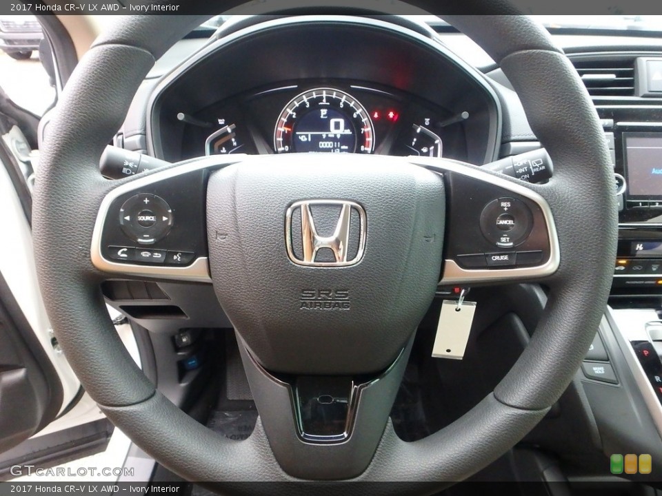 Ivory Interior Steering Wheel for the 2017 Honda CR-V LX AWD #118283589