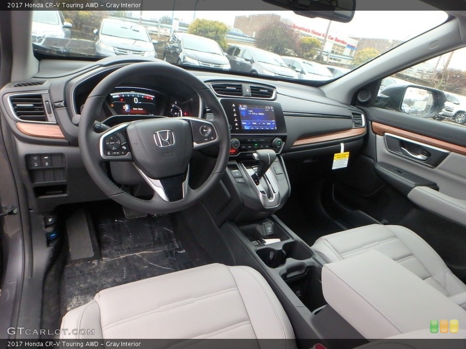Gray Interior Photo for the 2017 Honda CR-V Touring AWD #118284081