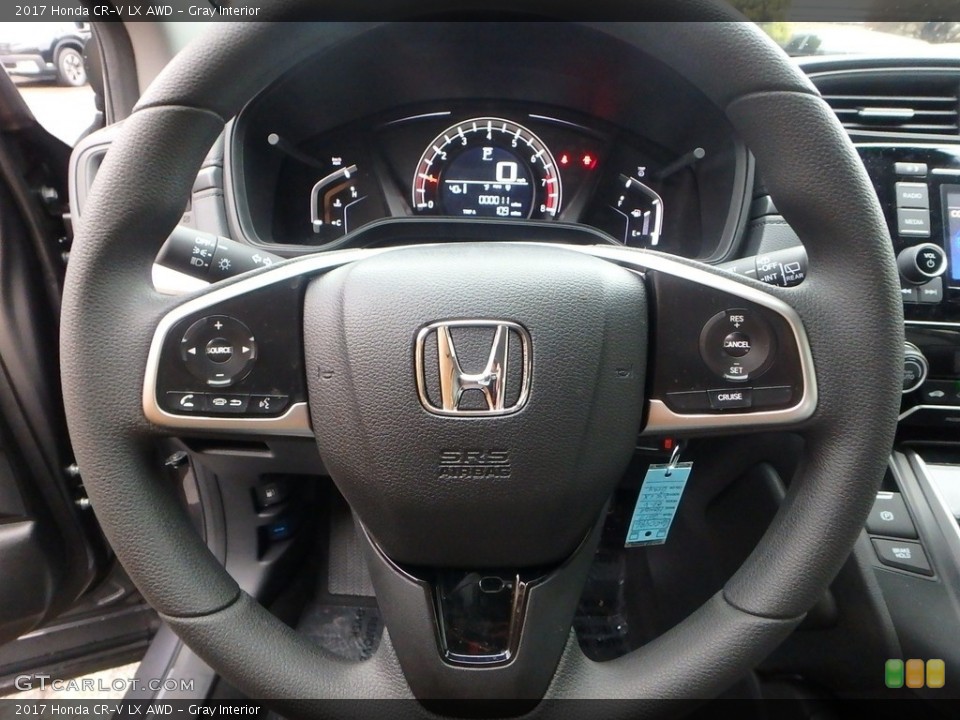 Gray Interior Steering Wheel for the 2017 Honda CR-V LX AWD #118284612