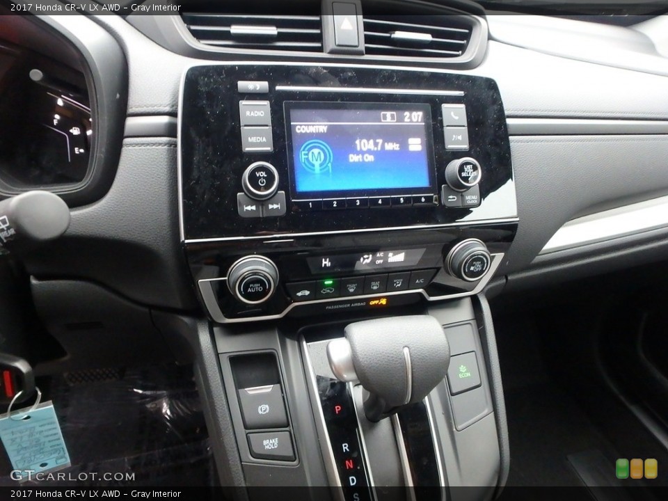 Gray Interior Controls for the 2017 Honda CR-V LX AWD #118284639