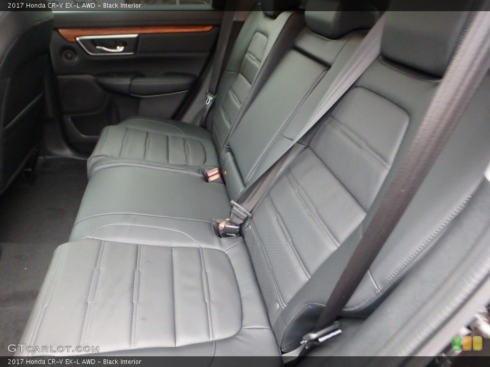 Black Interior Rear Seat for the 2017 Honda CR-V EX-L AWD #118285245