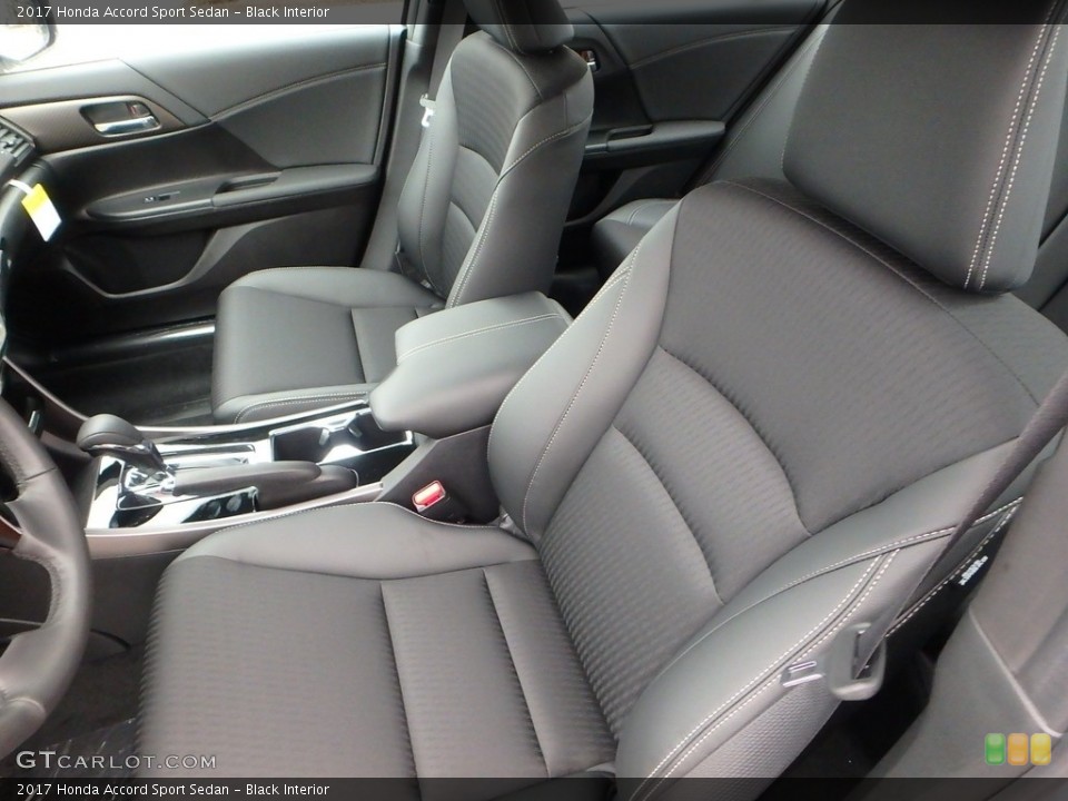 Black Interior Front Seat for the 2017 Honda Accord Sport Sedan #118285665