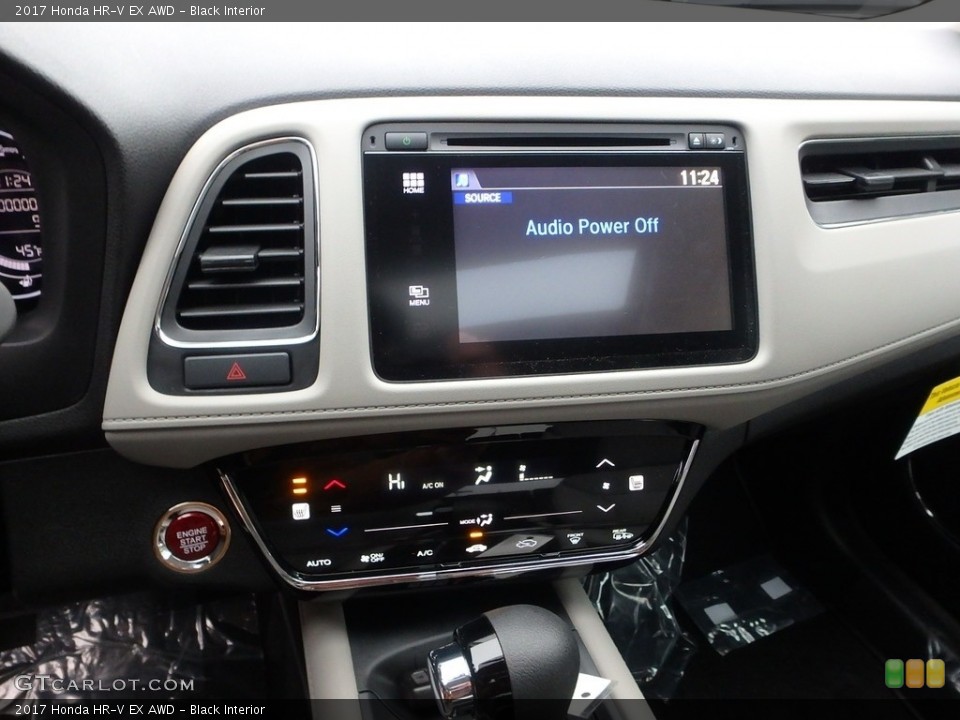 Black Interior Controls for the 2017 Honda HR-V EX AWD #118285854
