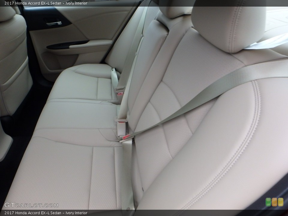 Ivory Interior Rear Seat for the 2017 Honda Accord EX-L Sedan #118289184