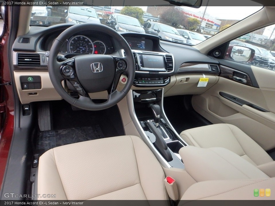 Ivory Interior Photo for the 2017 Honda Accord EX-L Sedan #118289208