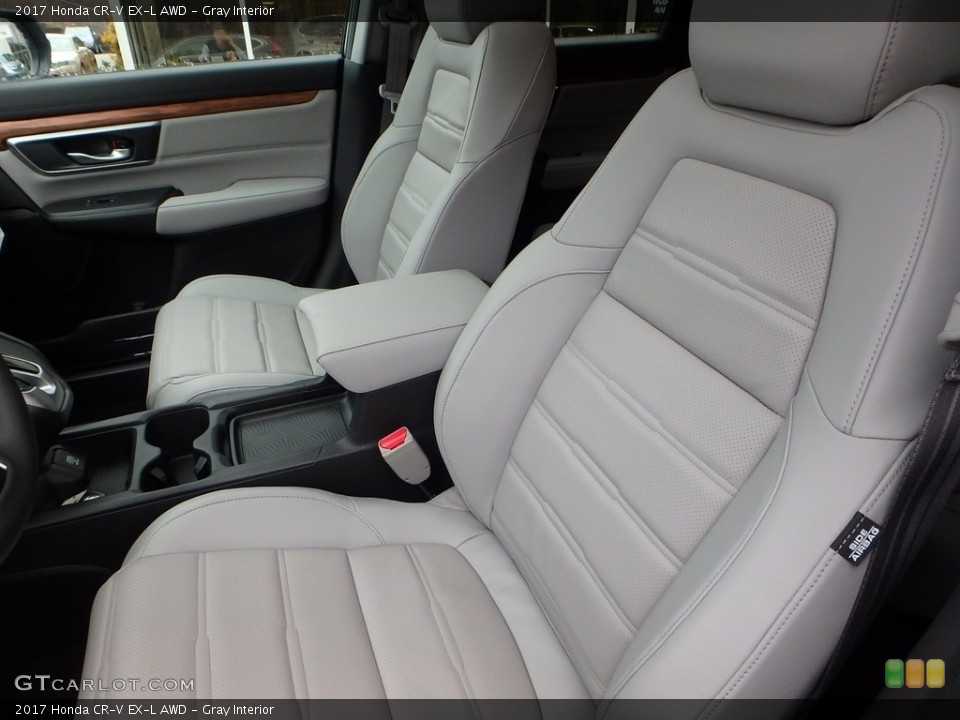 Gray Interior Front Seat for the 2017 Honda CR-V EX-L AWD #118291365