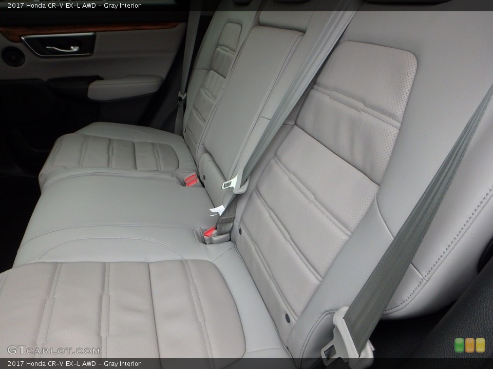 Gray Interior Rear Seat for the 2017 Honda CR-V EX-L AWD #118291389